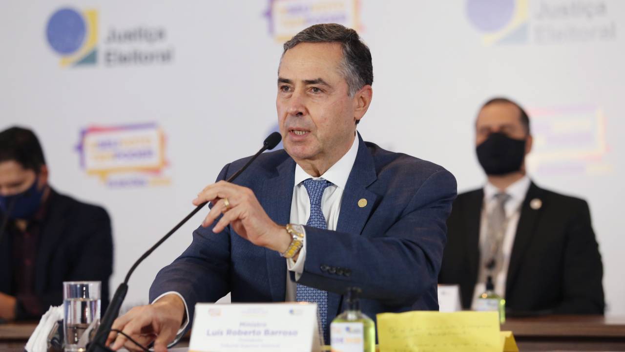O presidente do TSE, Luís Roberto Barroso