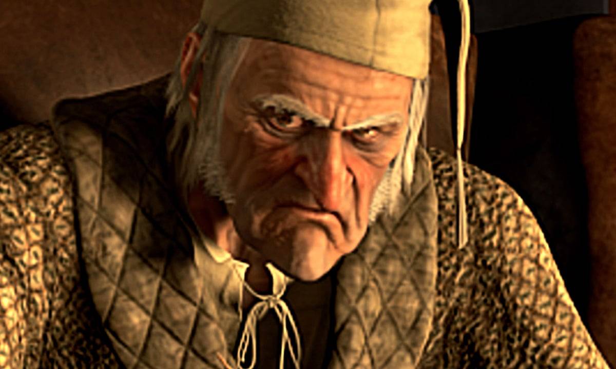 Scrooge, personagem impiedoso de Dickens no Um Conto de Natal