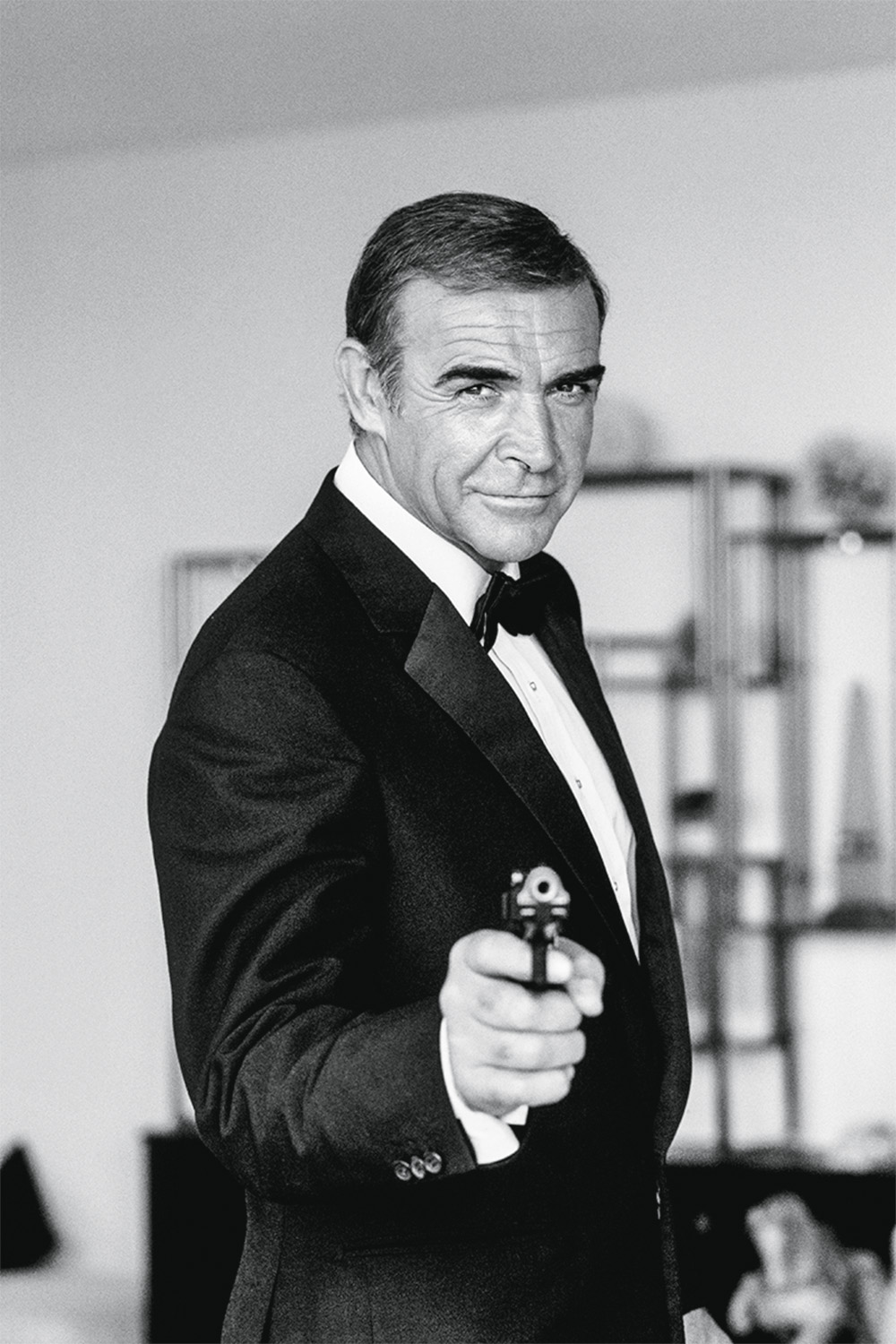 On Set of the Movie James Bond Sean Connery