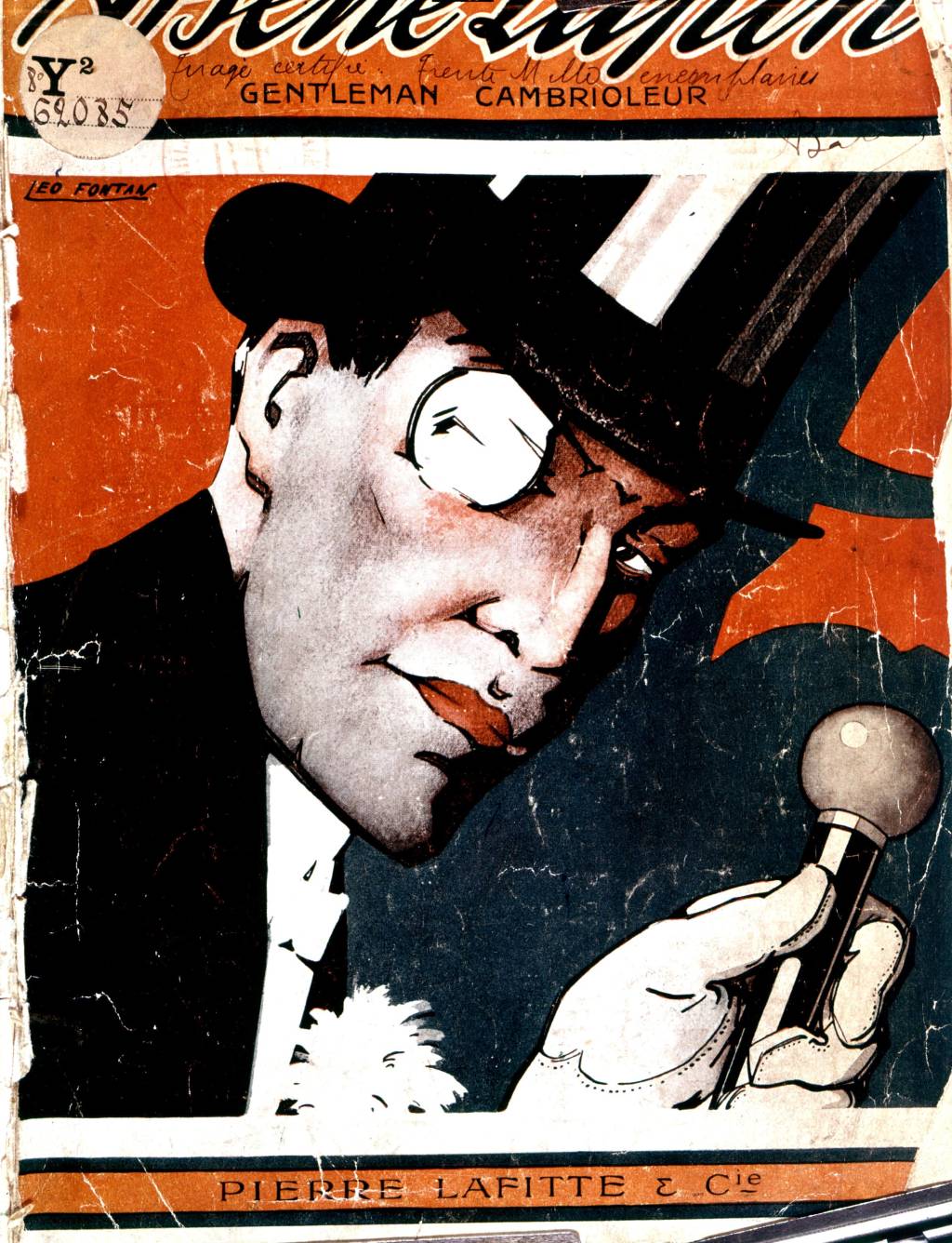 Cover of the book “Arsène Lupin, Gentleman Burglar” by Maurice Leblanc Capa do Livro de Arsène Lupin, de Maurice LeBlanc