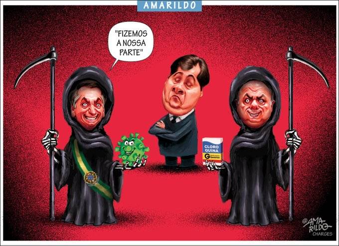 Charge do Amarildo
