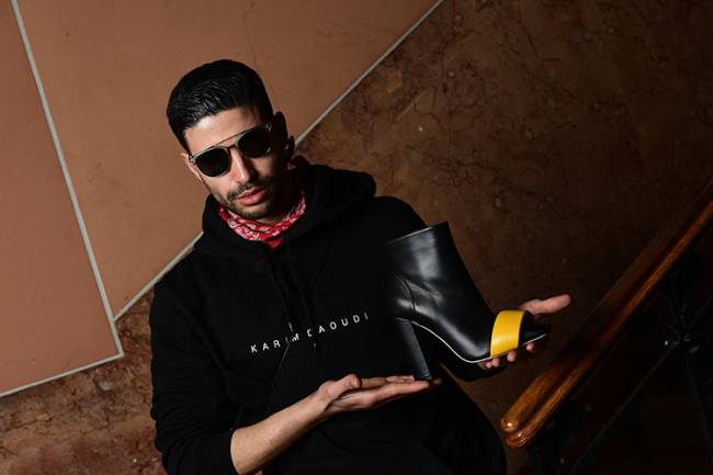 FASHION-ITALY-RACISM Karim Daoudi, nascido no Marrocos, cresceu em uma cidade onde se fabricava calçados no norte da Itália e acabou aprendendo o artesanato local -