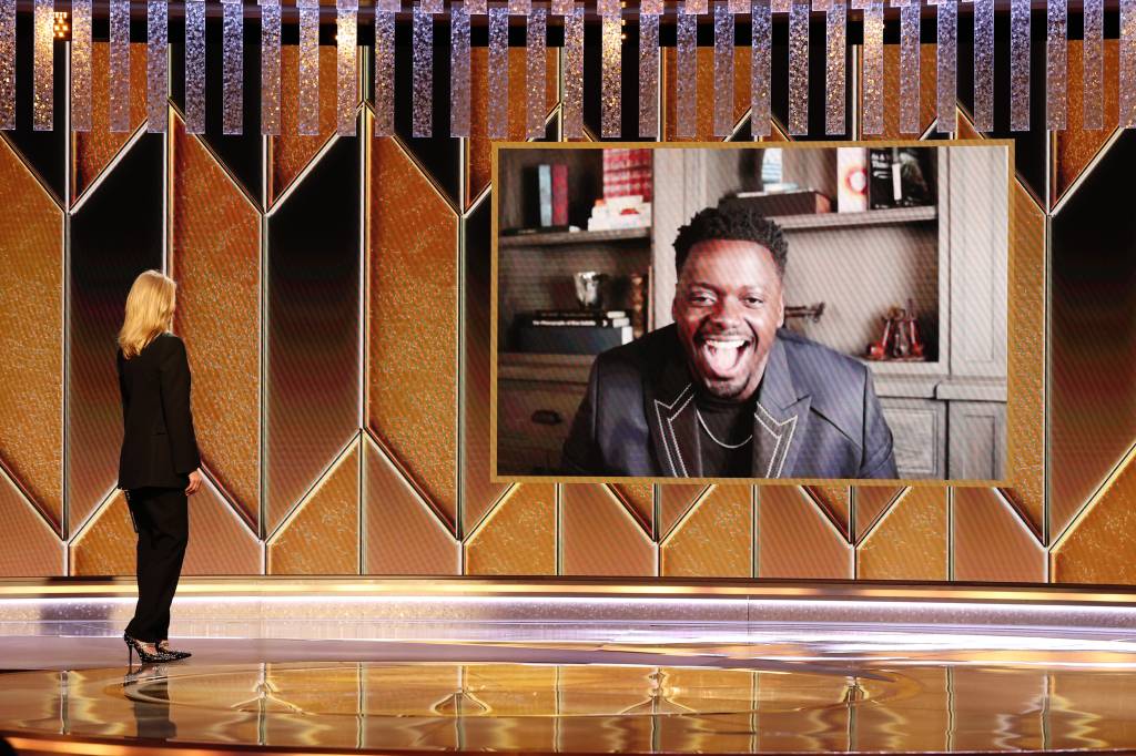 NBC’s “78th Annual Golden Globe Awards” – Show Laura Dern anuncia vitória de Daniel Kaluuya no Globo de Ouro 2021 -