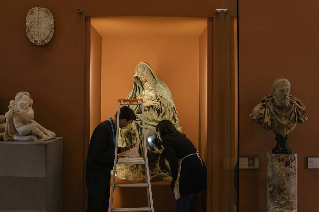MUSEU-LOUVRE-REFORMA-2021-2.jpg ***ATENÇÃO***NÃO REUTILIZAR ESTA IMAGEM, SUJEITO A COBRANÇA POR USO INDEVIDO***FOTO EXCLUSIVA PARA A UTILIZAÇÃO APENAS NA REVISTA VEJA***