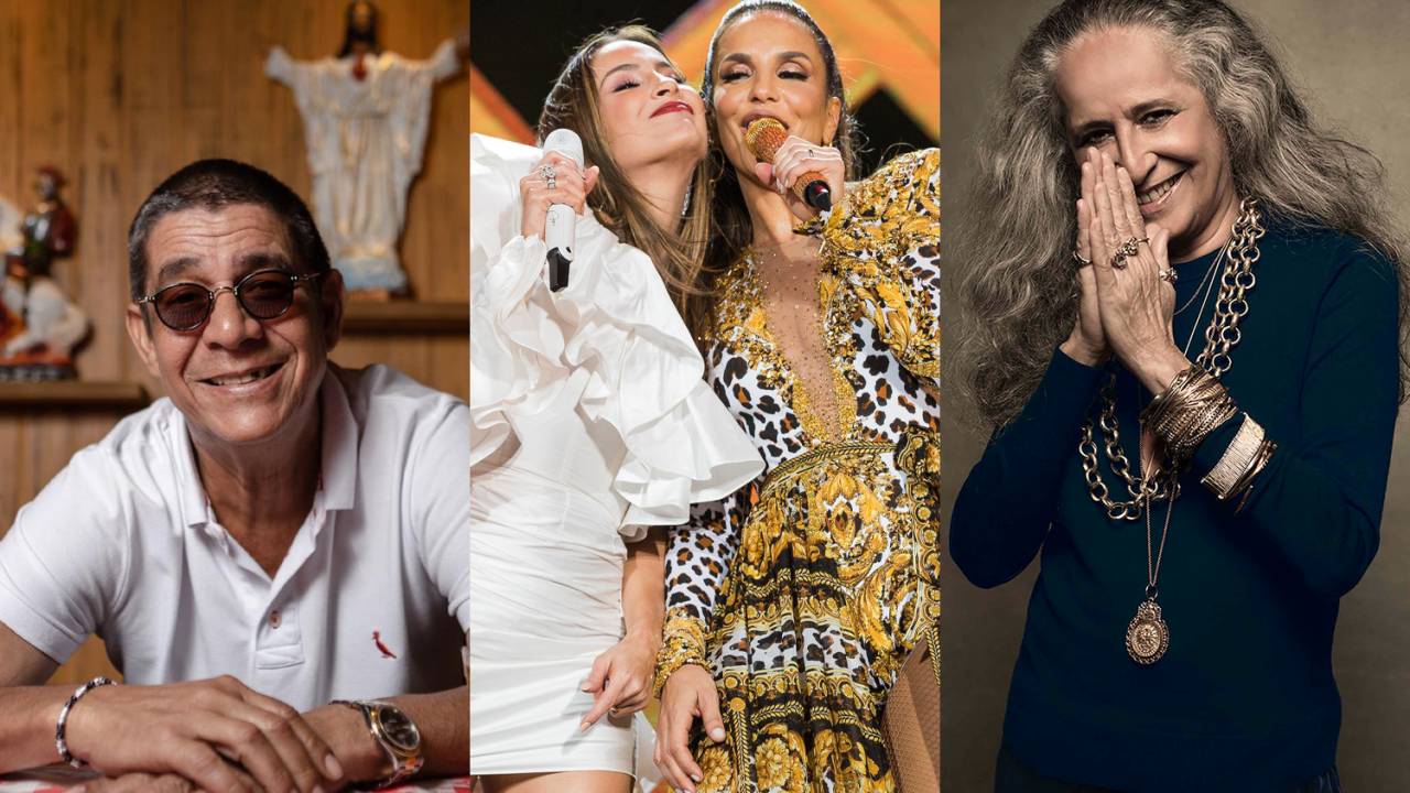 Carnaval infla cardápio de lives para curtir a folia em segurança, com Zeca Pagodinho, Ivete Sangalo e Claudia Leitte, e Maria Bethânia
