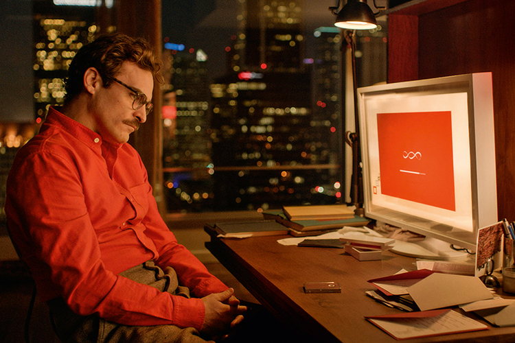 HER A VIDA IMITA A ARTE - Joaquin Phoenix, no filme Ela: sentimentos pela máquina -