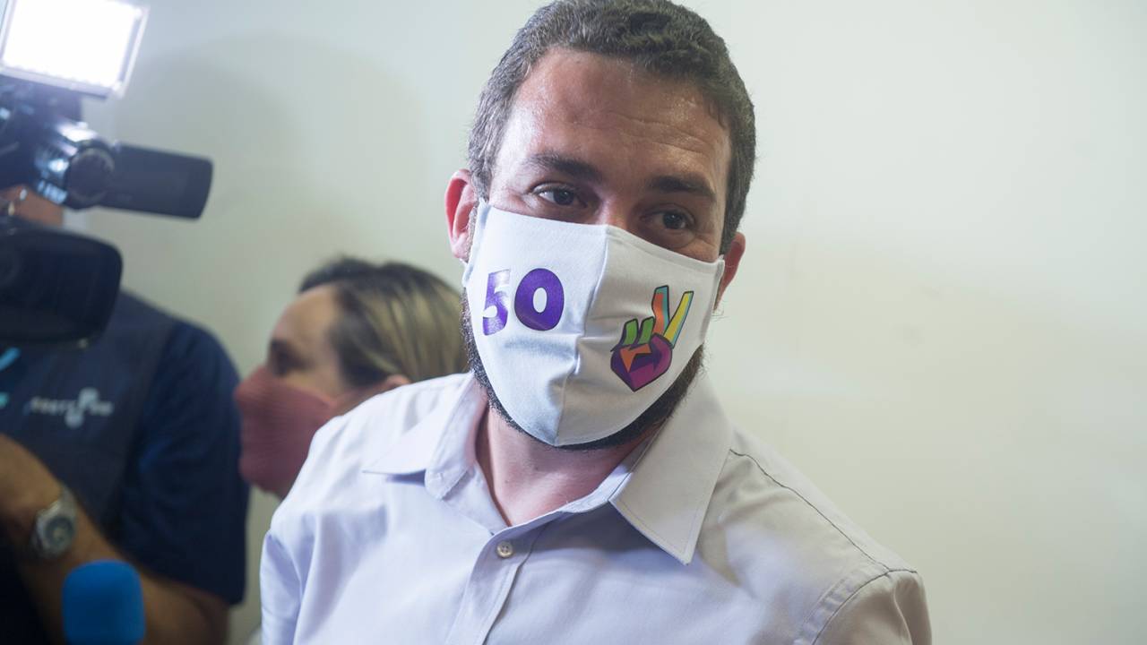 Guilherme Boulos, ex-candidatp à presidência pelo PSOL -