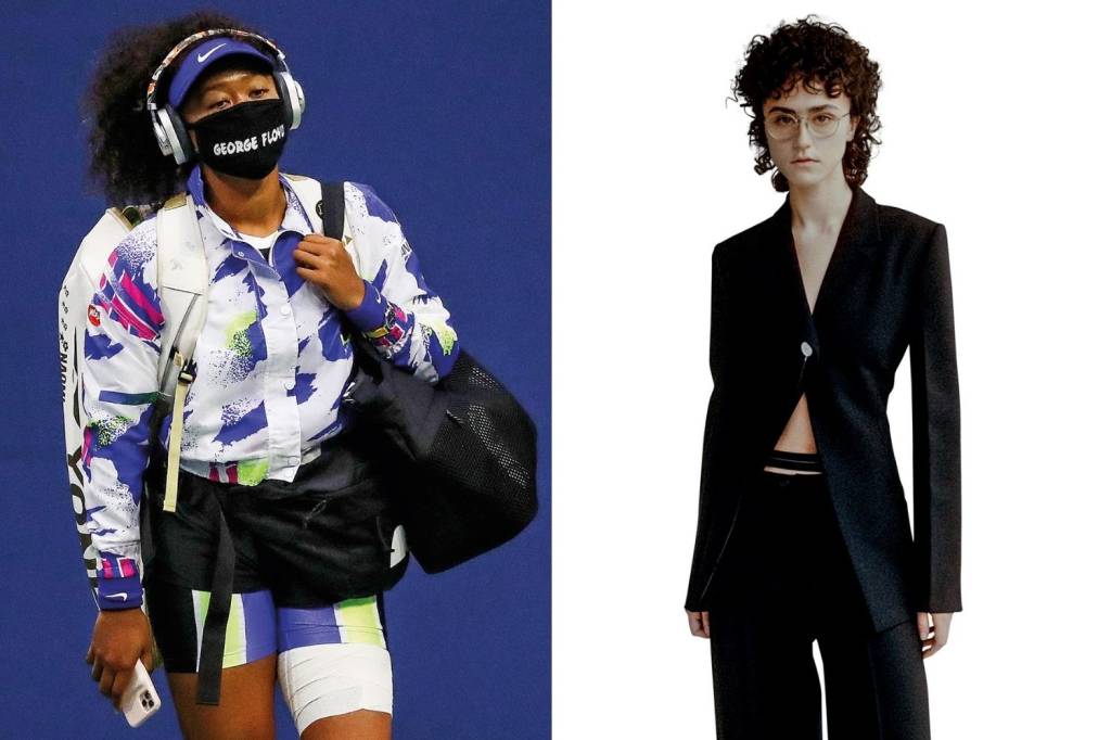 Moda- DANDO RECADO - Naomi, de máscara engajada, e Ella, desfilando em Nova York: mais do que um rostinho bonito -
