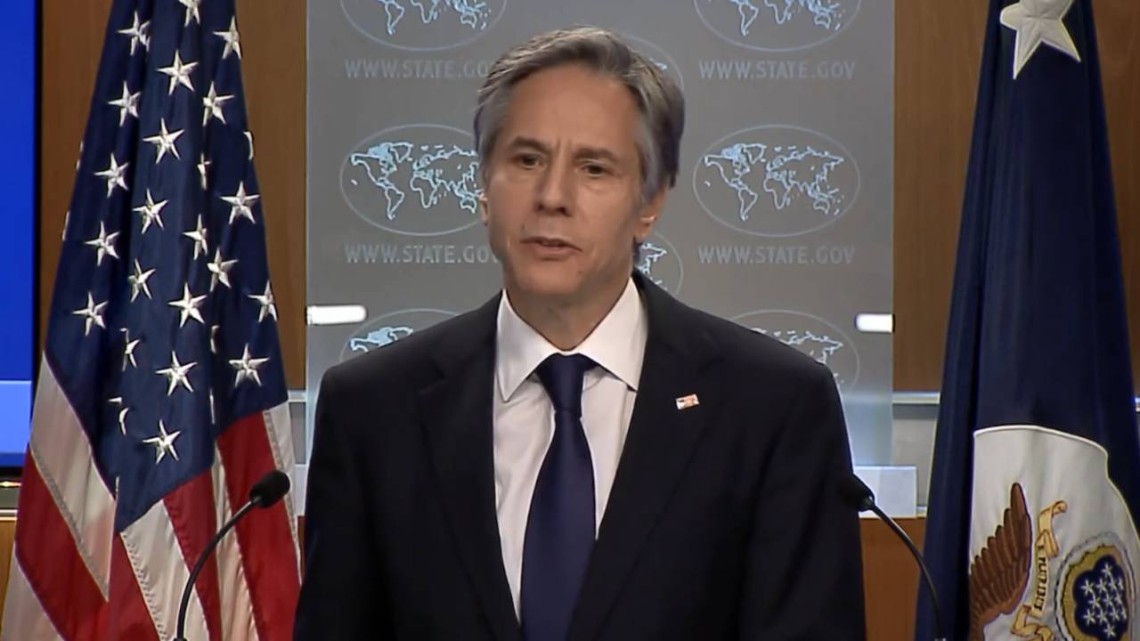 Secretário de Estado dos EUA, Anthony Blinken, participa de evento de divulgação dos relatórios sobre direitos humanos nos países - 30/03/2021