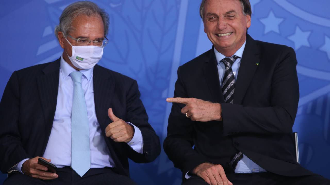 Guedes e Bolsonaro
