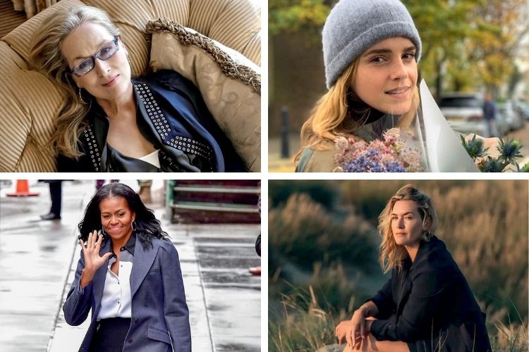 Comportamento ATÉ ELAS - As muito bem-sucedidas Meryl, Emma, Kate e Michelle (em sentido horário): exposição de sua insegurança ao admitir que sofrem da incômoda sensação de incapacidade -