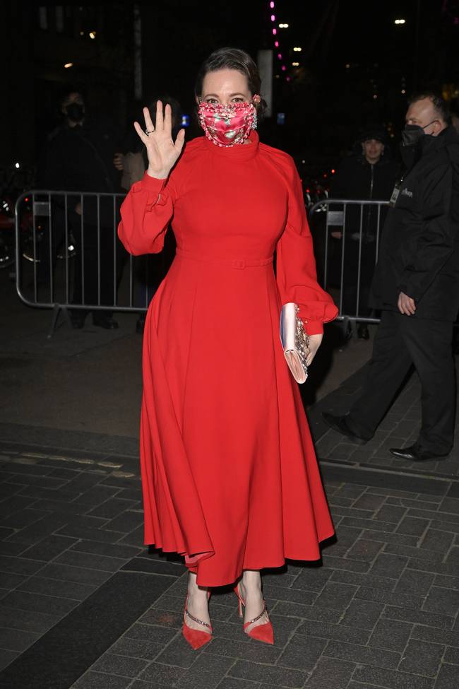 London Celebrity Sightings – April 26, 2021 Olivia Colman indicada a Melhor Atriz Coadjuvante por seu papel no longa 'Meu Pai'