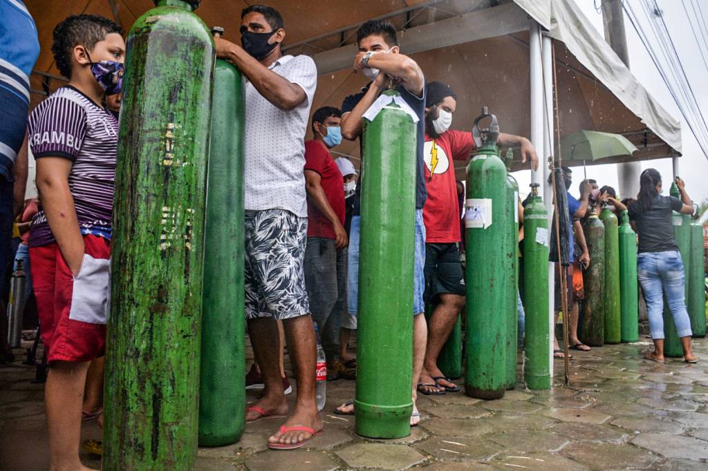 BRAZIL-HEALTH-VIRUS-OXYGEN CAOS - Manaus: aplicativo polêmico lançado em meio à crise de oxigênio -