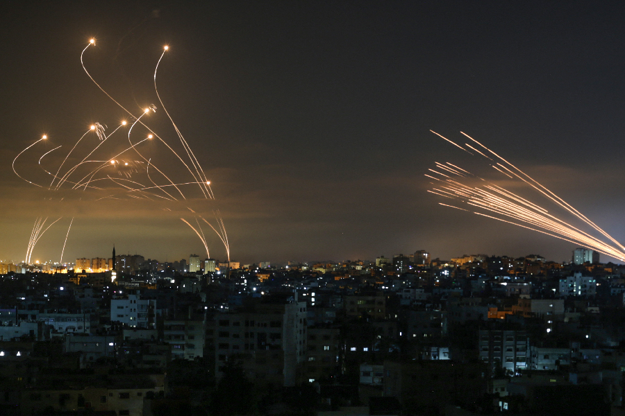 Foguetes - Hamas - Israel - Palestina - 13/05/2021 -