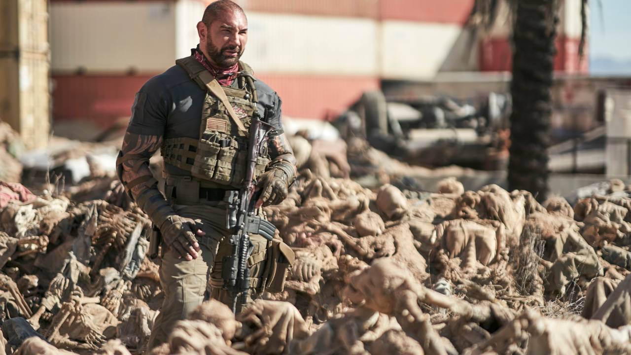 Dave Bautista em cena do filme 'Army of the Dead' -
