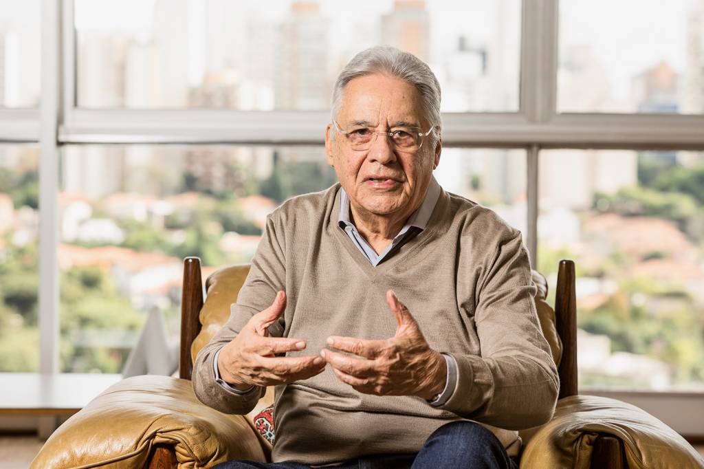 Foto:Paulo Vitale APOIO - Fernando Henrique Cardoso, em declaração a VEJA: “Prefiro o Tasso” -