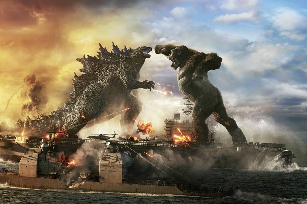 Divertido, ‘Godzilla vs Kong’ é o melhor do cinema ‘monsterverse’ até aqui