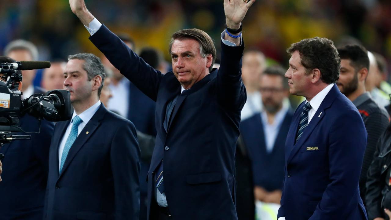 Rogério Caboclo, Jair Bolsonaro e Alejandro Domínguez, os protagonistas do absurdo
