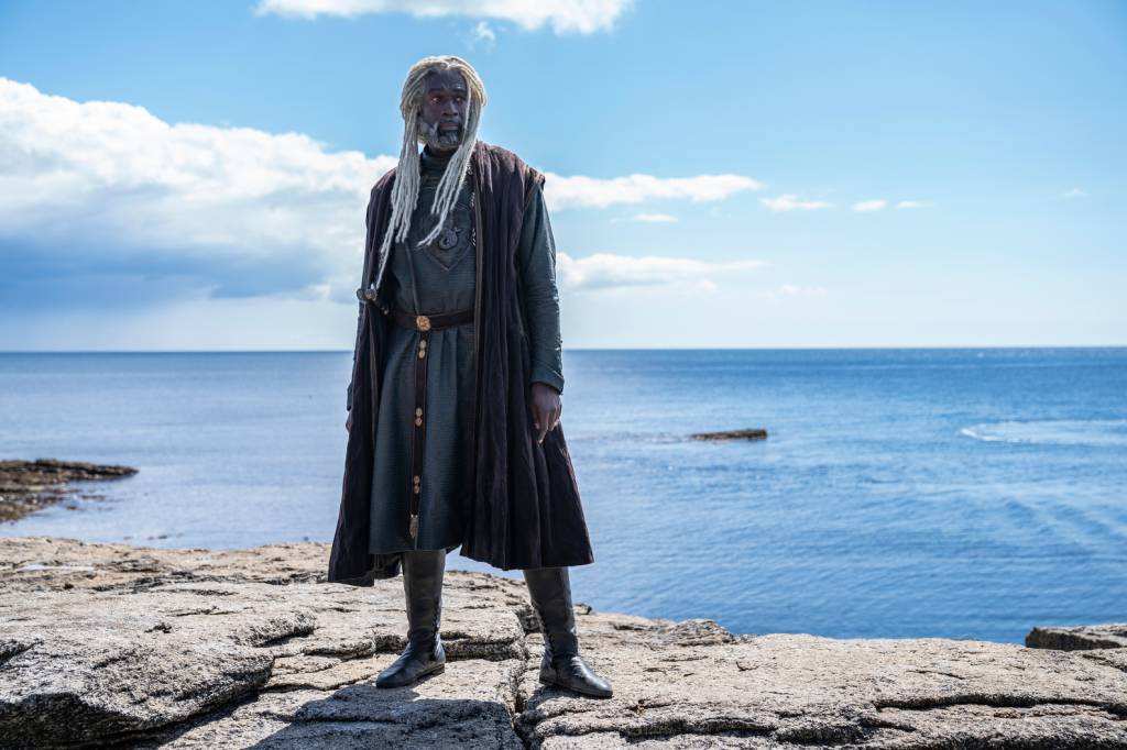 steve-toussaint O ator Steve Toussaint como Lord Corlys Velaryon, 'The Sea Snake', na série 'House of the Dragons'