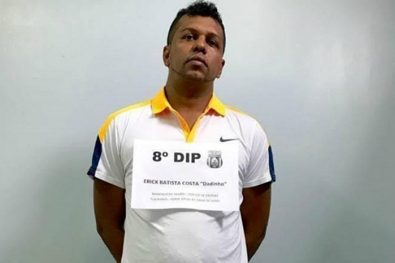 O traficante Erick Costa, que foi morto pela polícia no último sábado