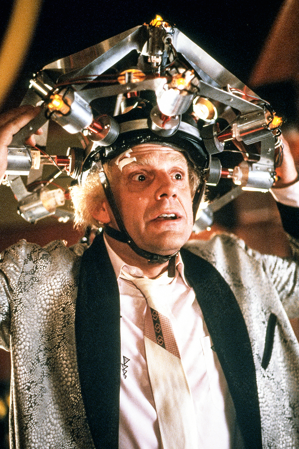 Christopher Lloyd In ‘Back To The Future’ FICÇÃO - Dr. Brown, em De Volta para o Futuro: a máquina não funcionou -