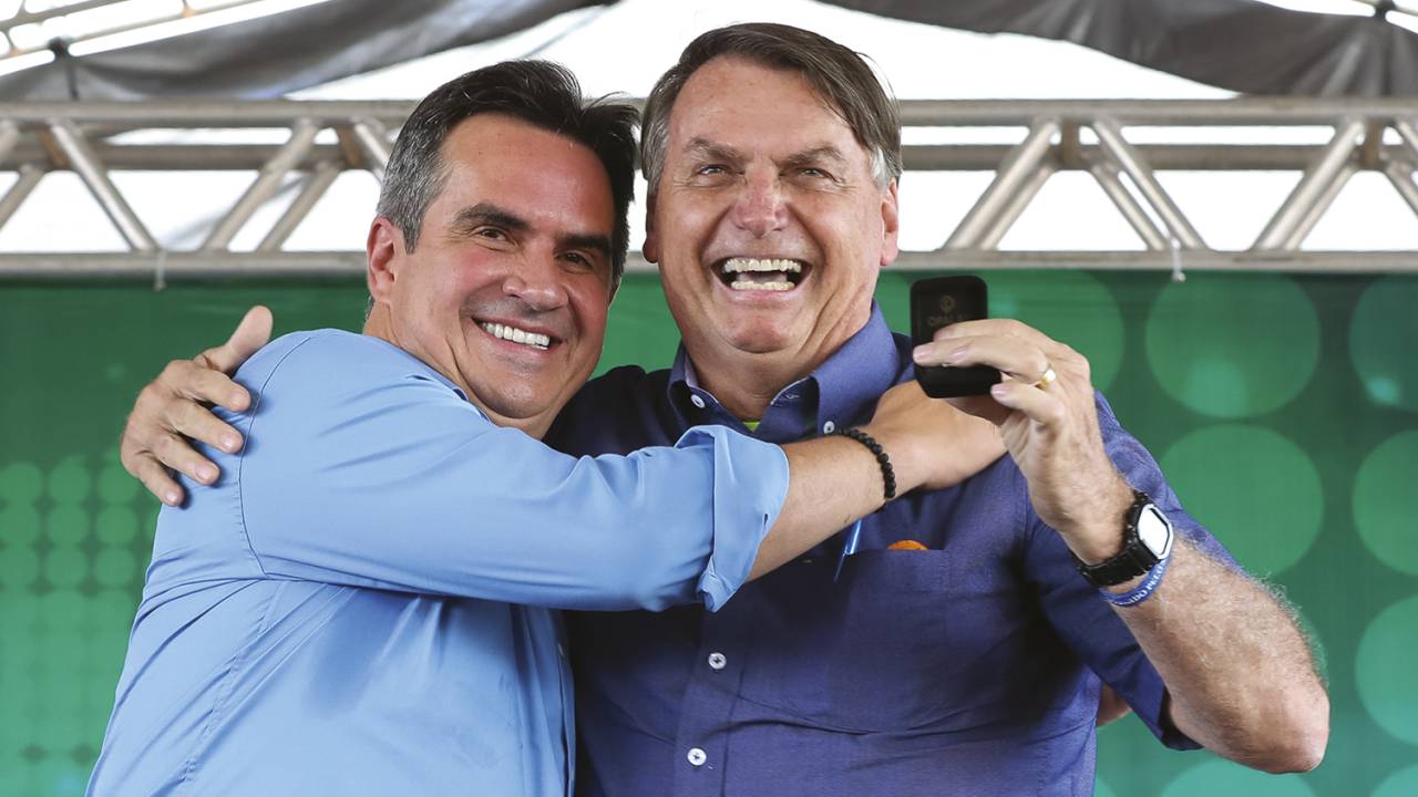 “ZERO CINCO” - Bolsonaro e Ciro Nogueira: a aproximação deve render dividendos políticos para ambos os lados -