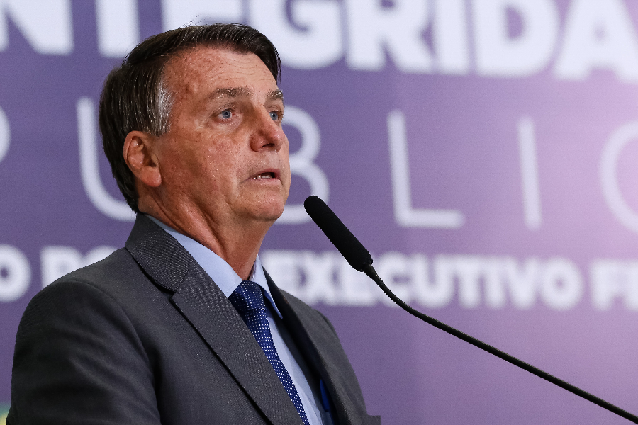 O presidente Jair Bolsonaro -