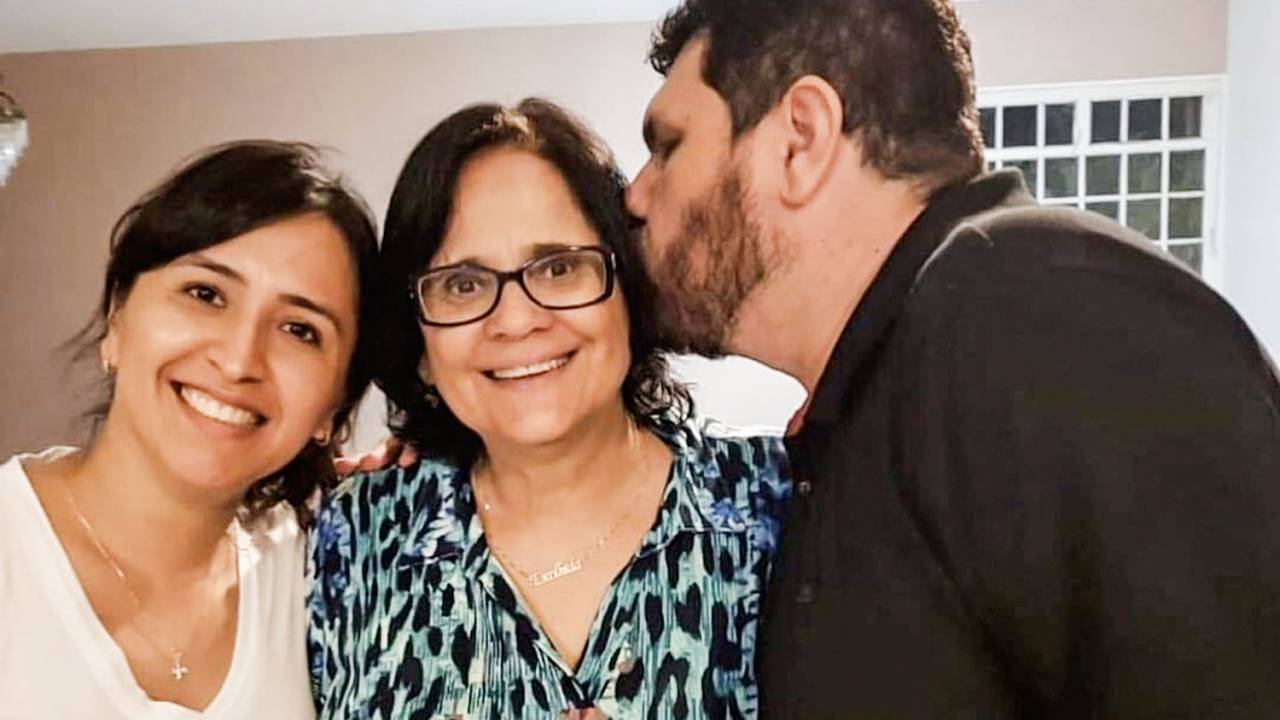 NOS BONS TEMPOS - Sandra, Damares e Eustáquio: parceria foi rompida após o jornalista entrar na mira do STF -