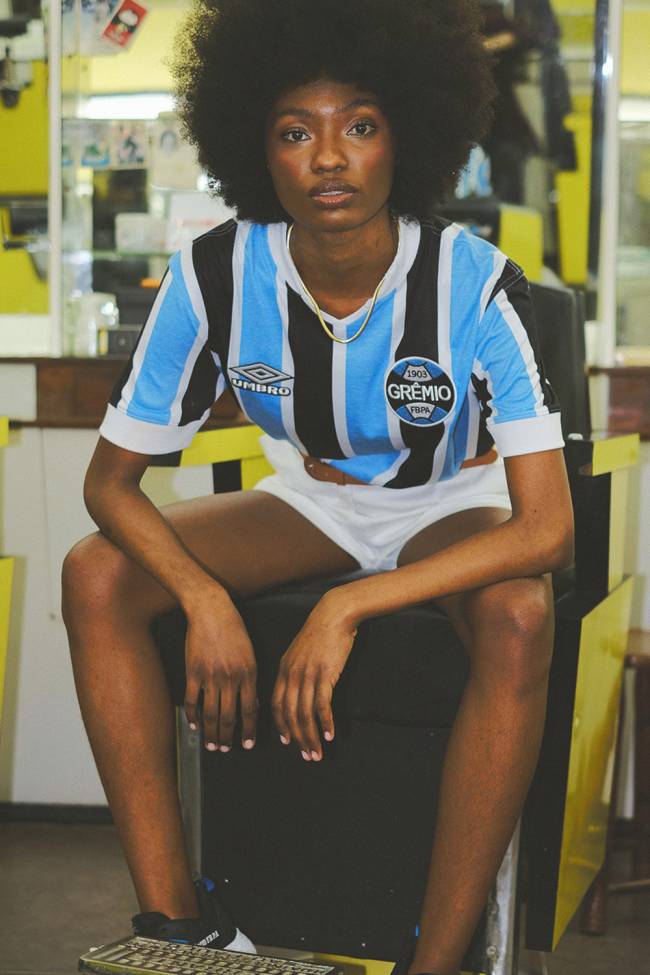 DSCF6593 Modelos vintage da camisa do Grêmio -