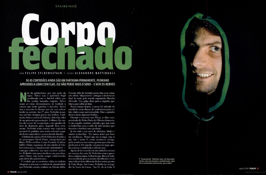 Pedrinho em reportagem de 2004