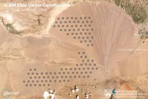 Silos-China imagens de satélite comerciais localizaram 119 canteiros de obras onde dizem que a China está construindo silos para mísseis balísticos intercontinentais