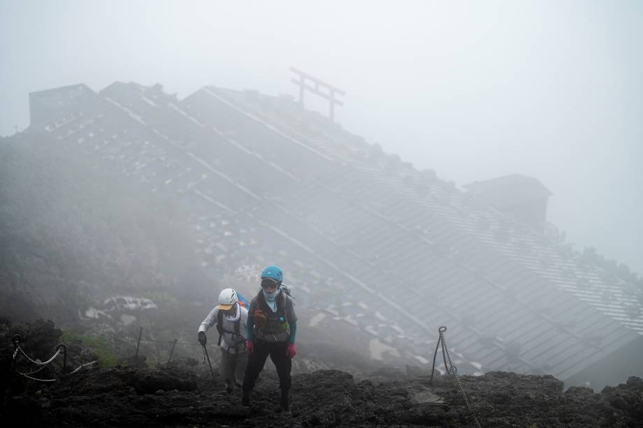 Caminhada no Monte Fuji -