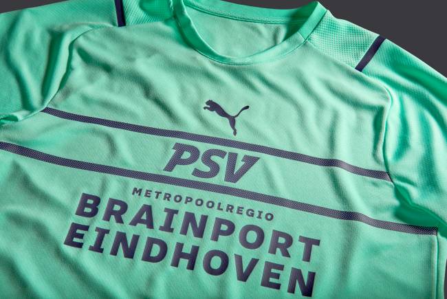 21AW_TS_Football_PSV_Third_Promo_759557_03_Detail-1_RGB Nova terceira camisa do PSV Eindhoven, da Holanda -