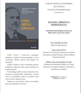 Capa do Livro em Homenagem a Aras