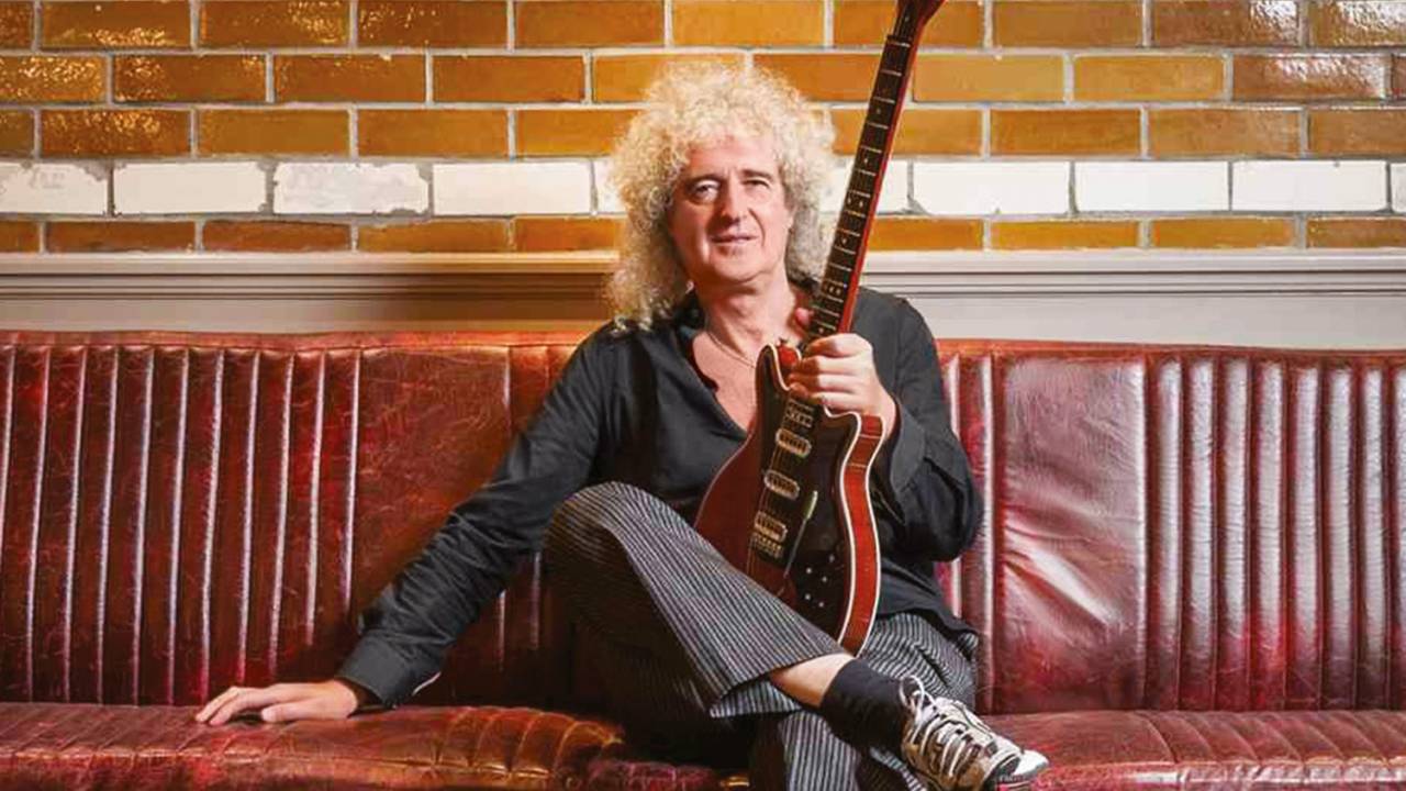 O guitarrista Brian May -