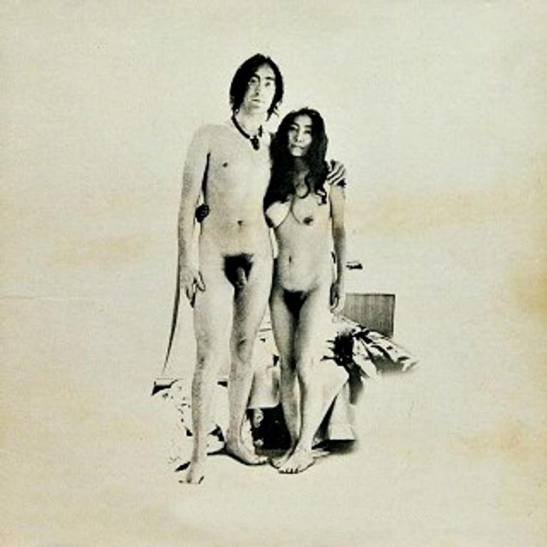 Capa John Lennon e Yoko Ono na capa do álbum 'Unfinished Music No. 1: Two Virgins'
