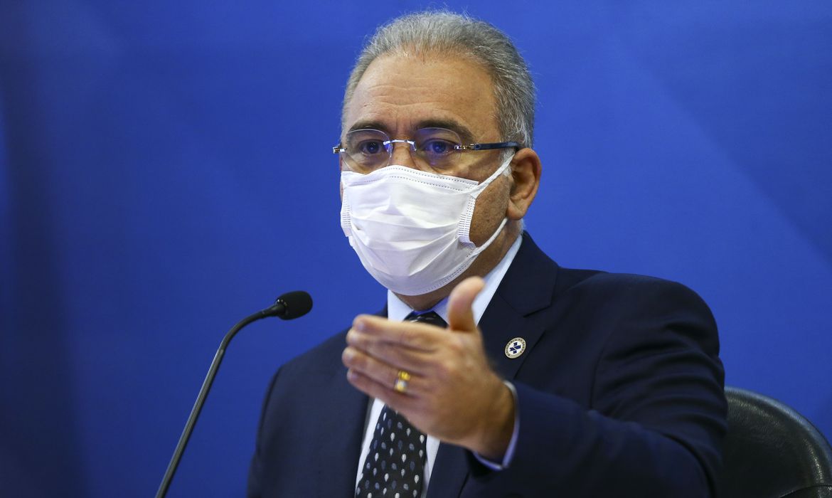 O ministro da Saúde, Marcelo Queiroga