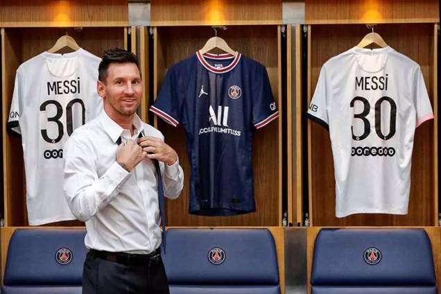 Messi vestirá a camisa 30 no PSG - Messi vestirá a camisa 30 no PSG -