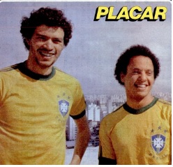 Sócrates e Reinaldo em edição de 1979 de PLACAR de 1979