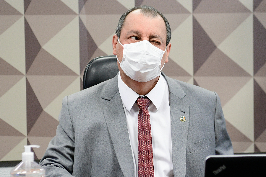 O senador Omar Aziz - 15/09/2021 -