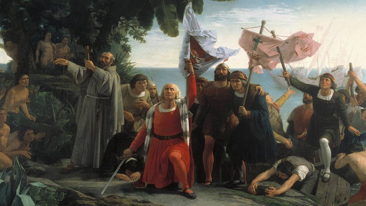 EXPLORADOR - Colombo na missa que não houve, em 1492: o navegador foi o primeiro a chegar -