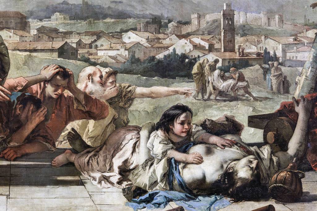 PESTE-NEGRA—GettyImages-186507725.jpg SINA - A Peste, pelo italiano Tiepolo: o progresso não nos livrou das epidemias -
