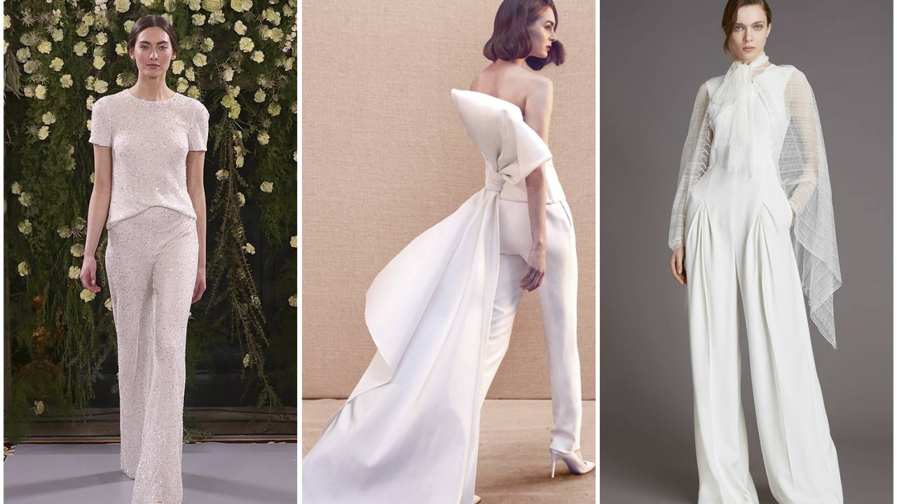 NOVA BOSSA - Passarela: looks apresentados no New York Bridal Fashion Week 2021 mostram inspiração na alfaiataria -