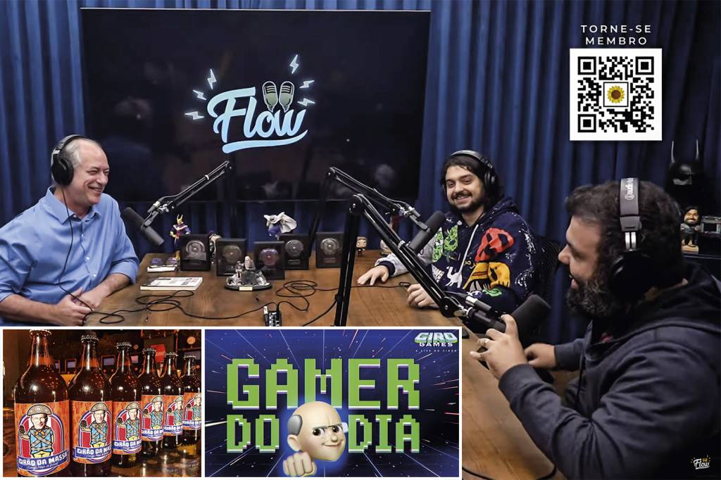 CIRO-GOMES-FLOW-1.png OUTROS FORMATOS - Participação no podcast Flow, vinheta do programa e a cerveja distribuída em evento: “Cirão da Massa” -