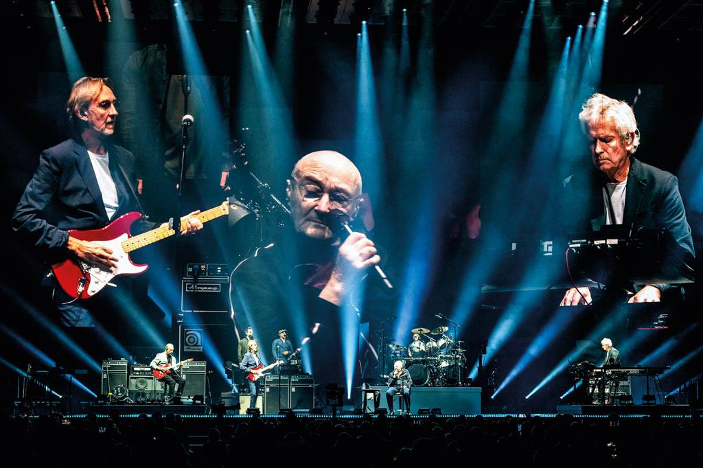 Genesis Perform At The The SSE Hydro, Glasgow PERCALÇO - Genesis no Reino Unido: a turnê foi adiada porque quatro músicos da banda foram contaminados -