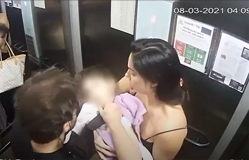 Vídeo mostra Jairinho e Monique descendo no elevador com o menino Henry Borel, assassinado na madrugada de 8 de março