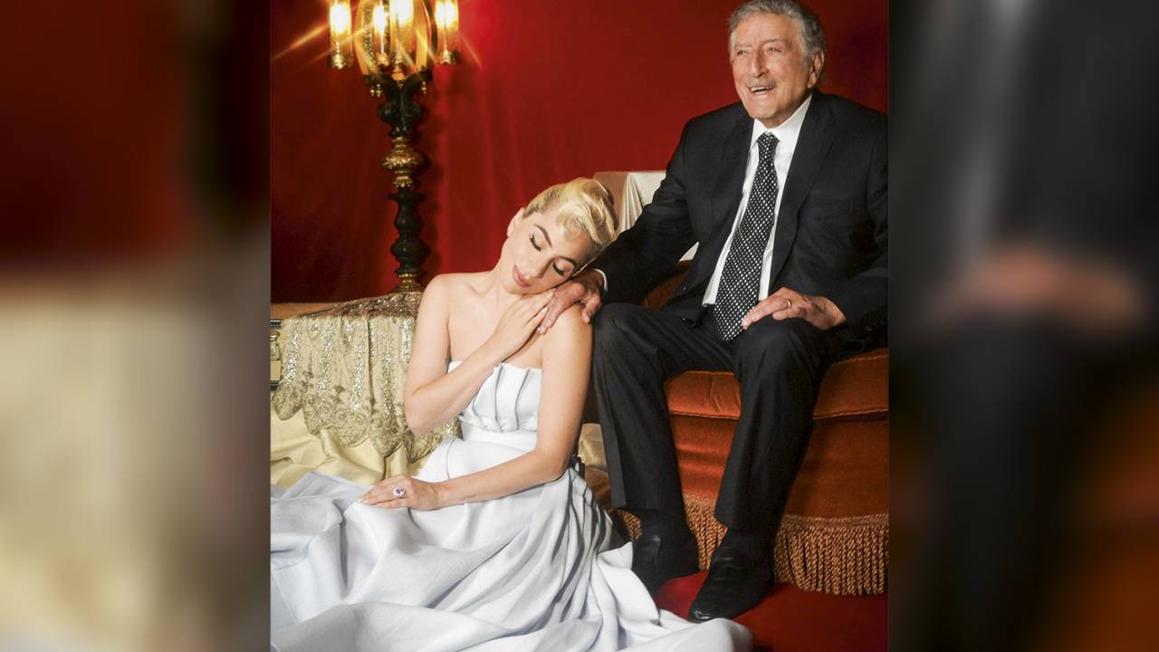DUETOS - Lady Gaga e Tony Bennett: ele só lembrou o nome da parceira nos últimos shows -