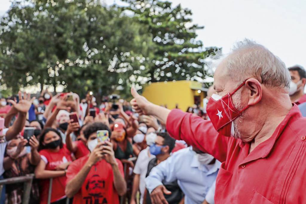 LULA-NORDESTE-2021-02.jpg RISCO - Lula: desconfiança de que Pacheco se alie futuramente ao petista -