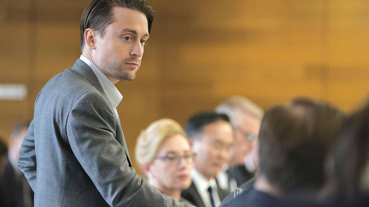 Kieran Culkin na série 'Succession' -