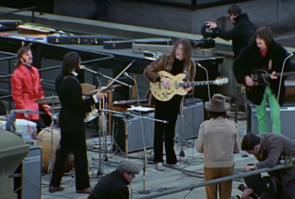 Bastidores do Último show dos Beatles, em janeiro de 1969, no telhado da Apple Records, em Londres